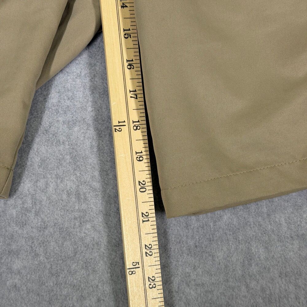 Greg Norman Tasso Elba Mens Khaki Golf Shorts Size 36 Flat Front Casual - Picture 5 of 8